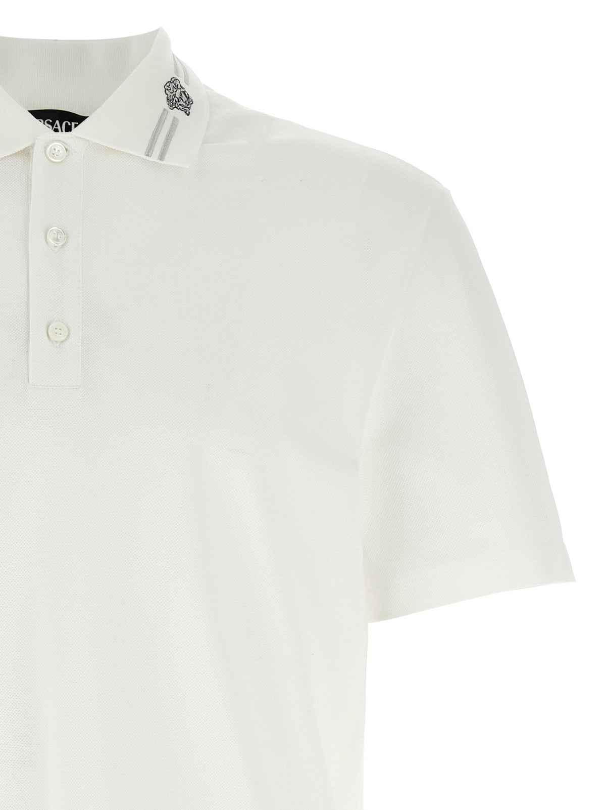 Versace Men 'Medusa Embroidery' Polo Shirt