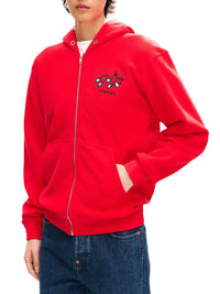 Kenzo Men `Kenzo Sounds` Cotton Zip-Up Hoodie