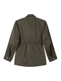 Kenzo Men `Kenzo Paris Emblem` Cotton Herringbone Military Jacket