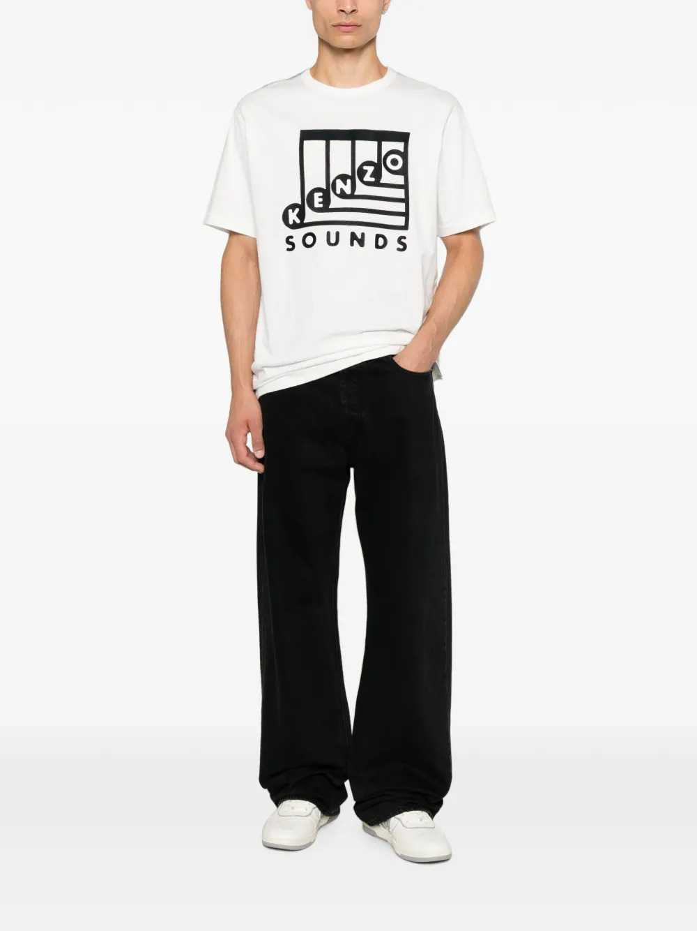KENZO Kenzo Men Kenzo Sounds T-Shirt With Embroidery