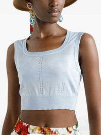 Dolce & Gabbana Women Silk-Blend Top