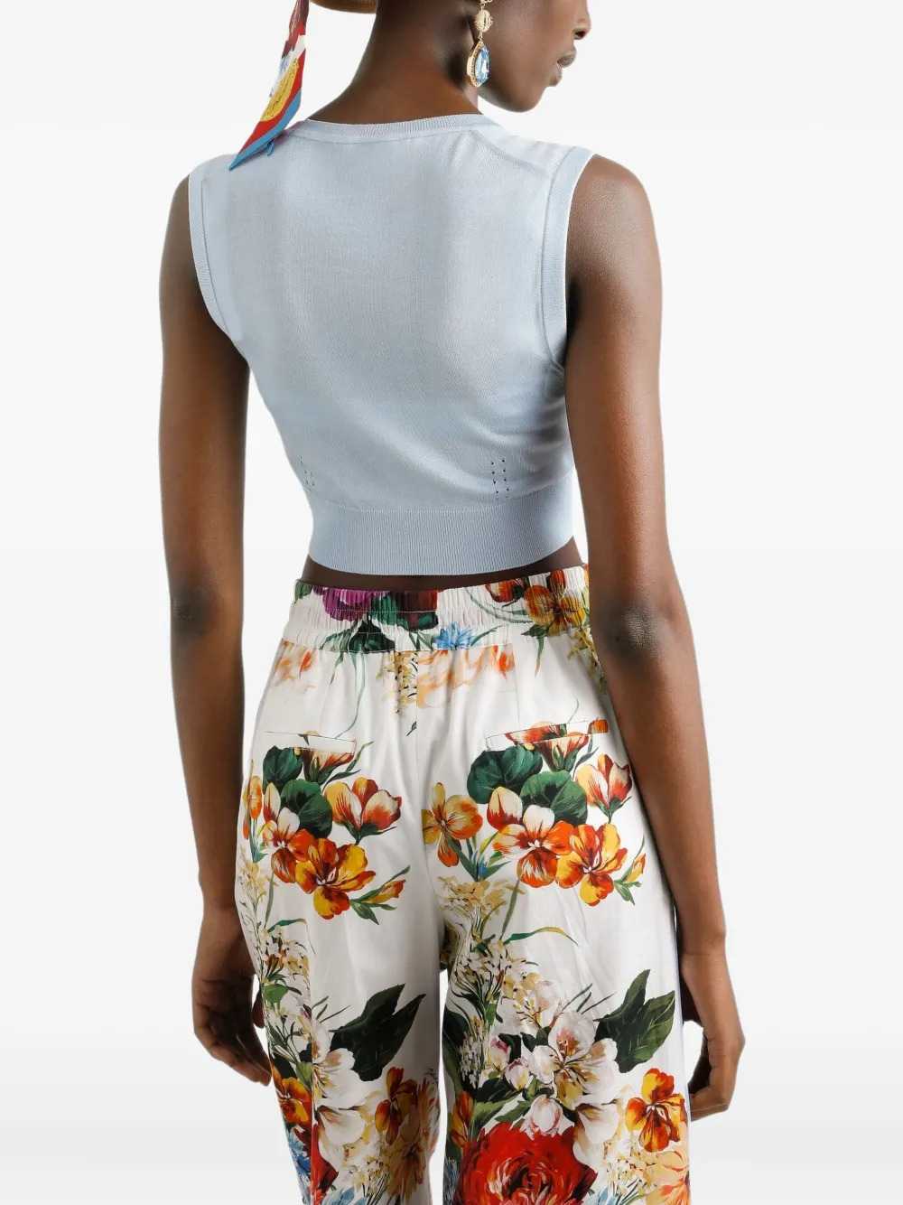 Dolce & Gabbana Women Silk-Blend Top