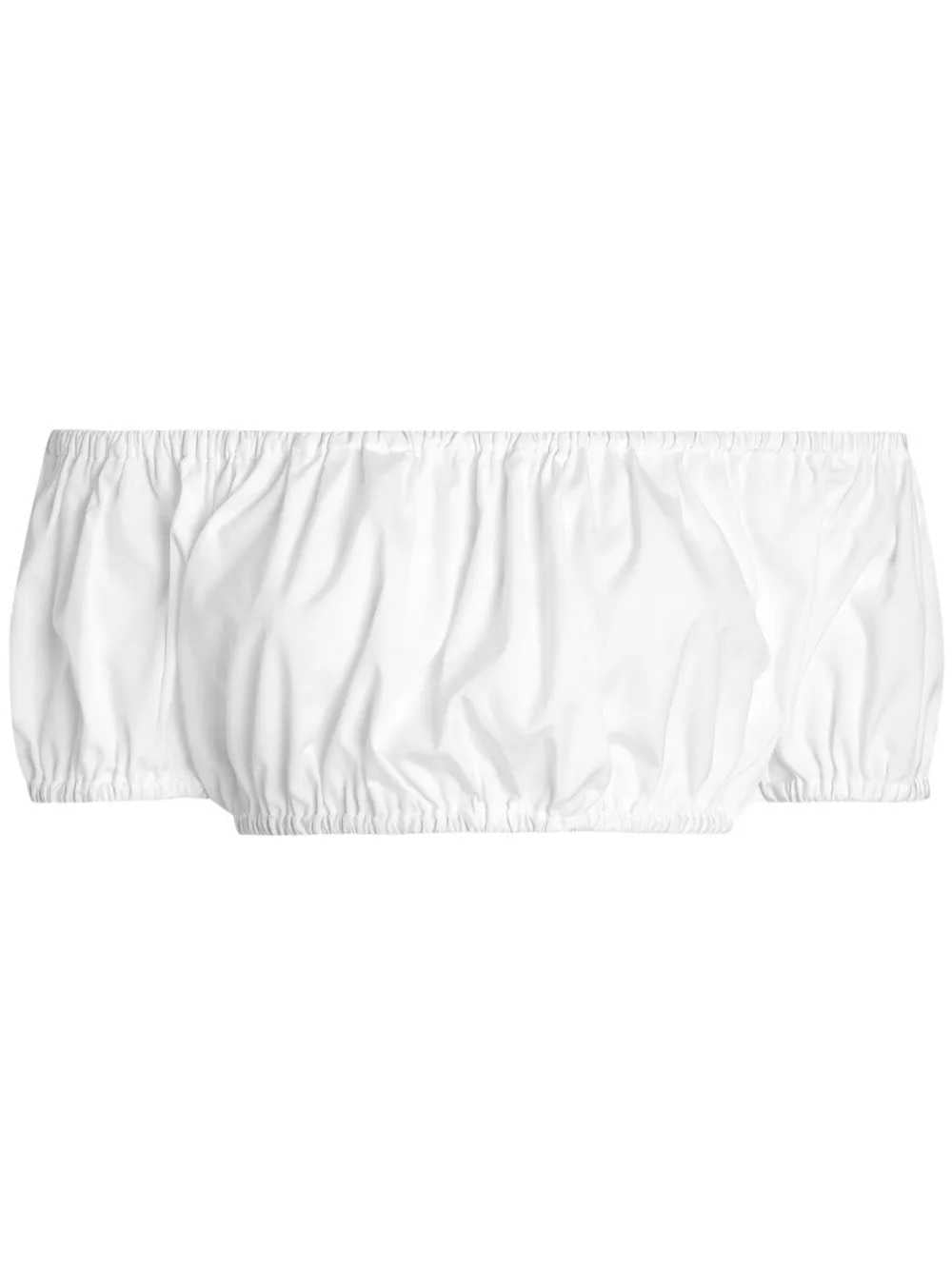 Dolce & Gabbana Women Ruched Cropped Top