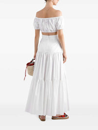 Dolce & Gabbana Women Ruched Cropped Top