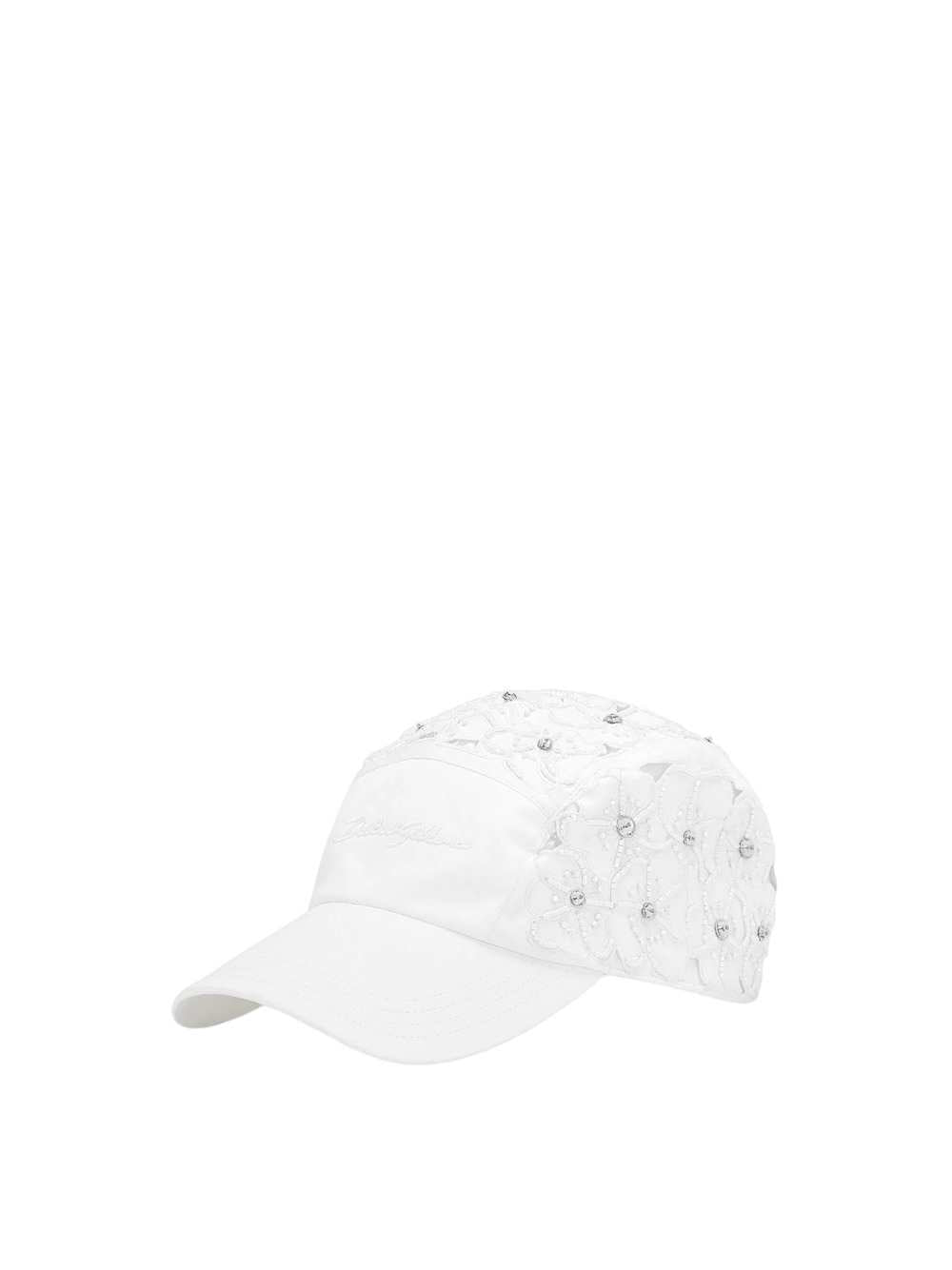 DOLCE & GABBANA Dolce & Gabbana Women Drill Baseball Cap With Rhinestones
