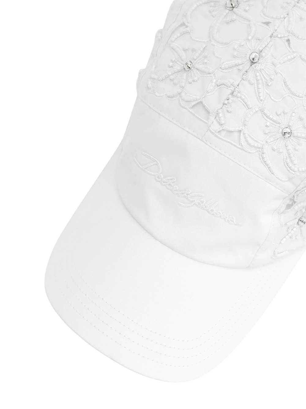 DOLCE & GABBANA Dolce & Gabbana Women Drill Baseball Cap With Rhinestones