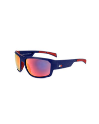 Tommy Hilfiger TH 1589S Sunglasses Navy with Red Mirrored Lenses