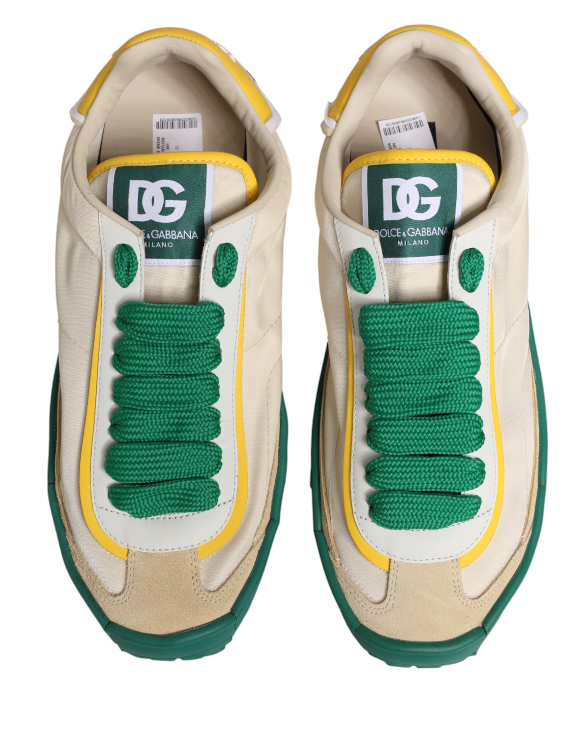 Dolce & Gabbana Dolce & Gabbana Multicolor Old Runner Lace Up Sneakers Men's Shoes