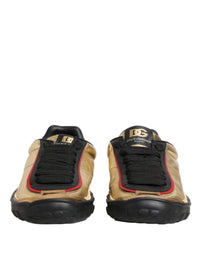 Dolce & Gabbana Multicolor Old Runner Lace Up Sneakers Men's Shoes