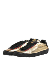 Dolce & Gabbana Multicolor Old Runner Lace Up Sneakers Men's Shoes
