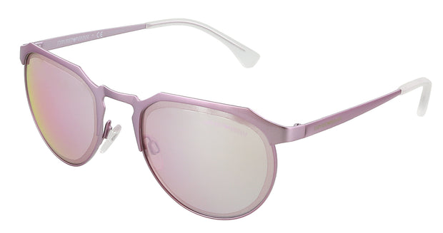 Emporio Armani Metallic Pink Round 0EA2067 32737V Sunglasses