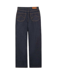 KENZO Kenzo Women `Kenzo Wildflower` Straight-Leg Japanese Denim Trousers