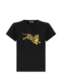 KENZO Kenzo Women Tiger-Print T-Shirt