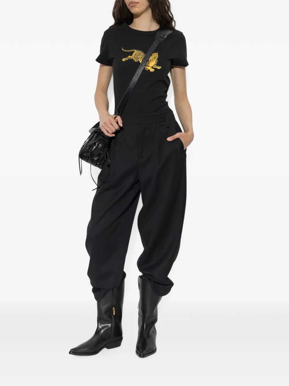KENZO Kenzo Women Tiger-Print T-Shirt