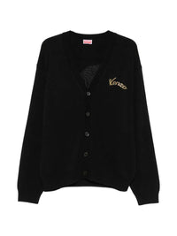 Kenzo Men Beaded Tiger-Motif Cardigan