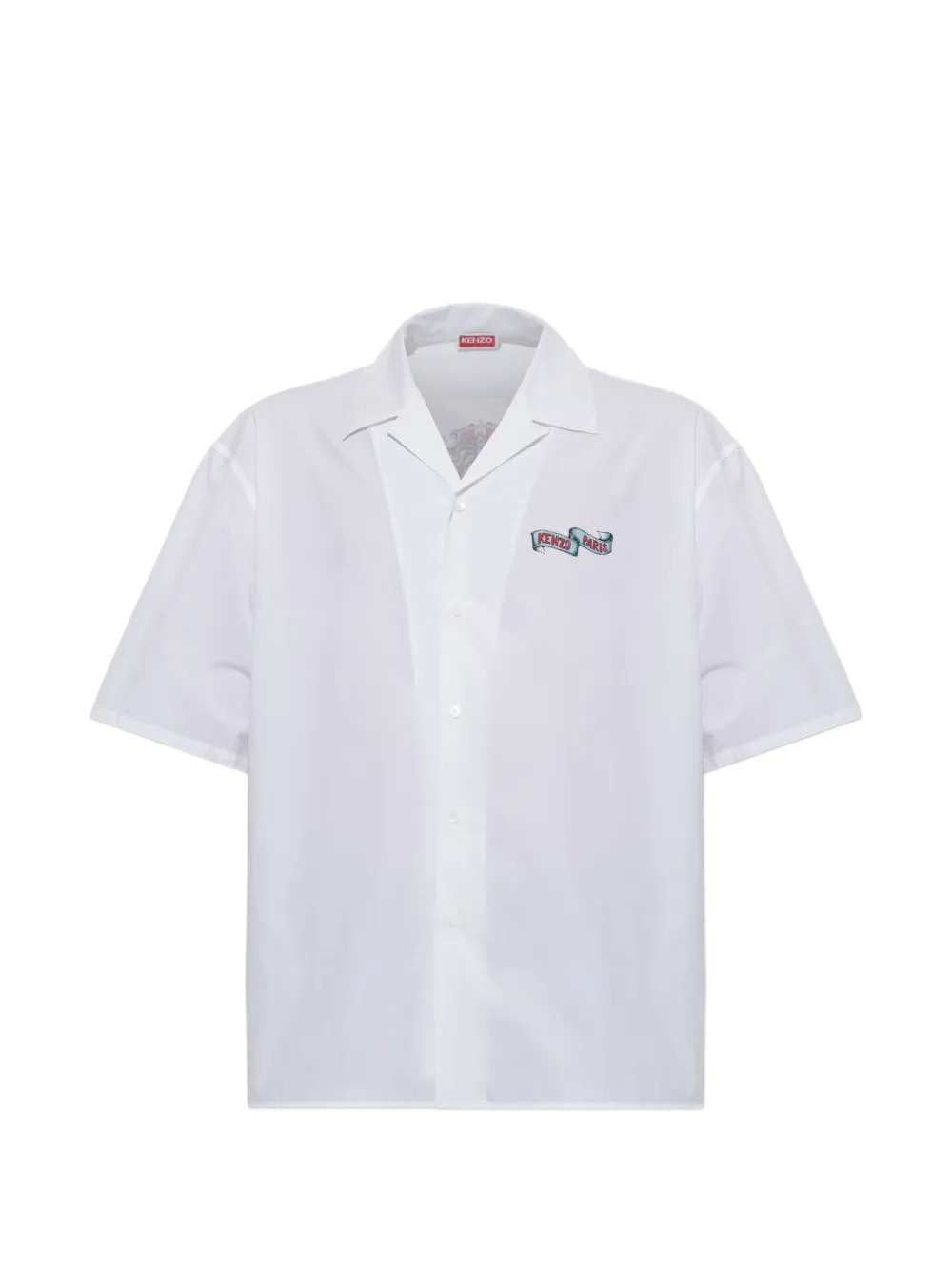 KENZO Kenzo Men Short-Sleeved Shirt With Tiger Print