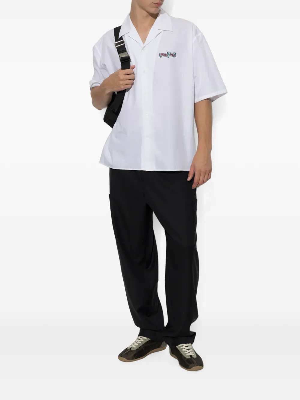 KENZO Kenzo Men Short-Sleeved Shirt With Tiger Print