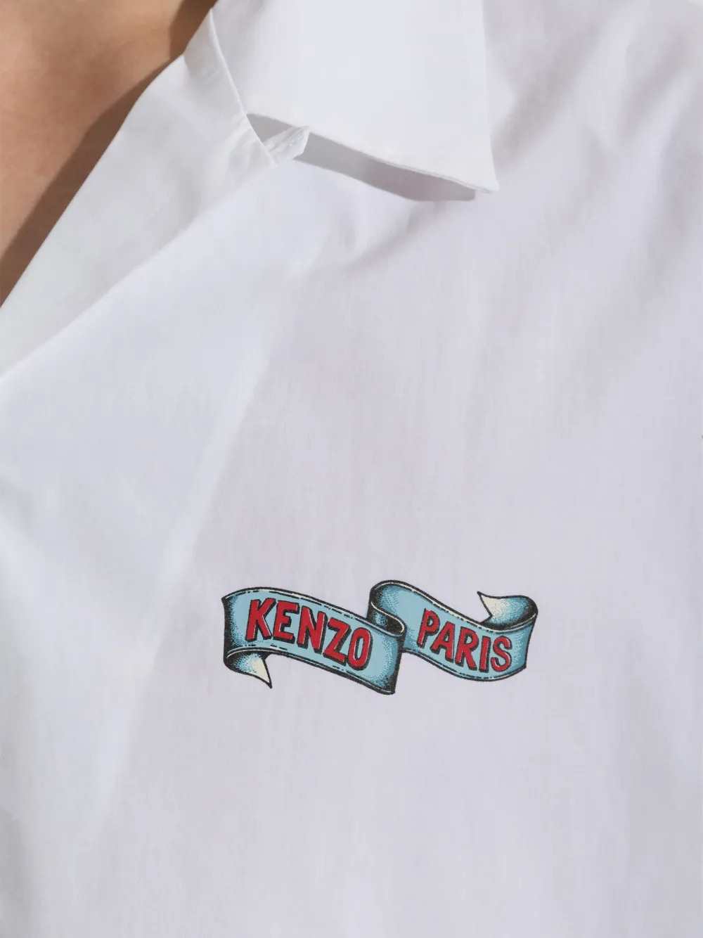 KENZO Kenzo Men Short-Sleeved Shirt With Tiger Print