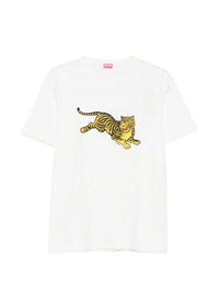 KENZO Kenzo Men Tiger-Print T-Shirt