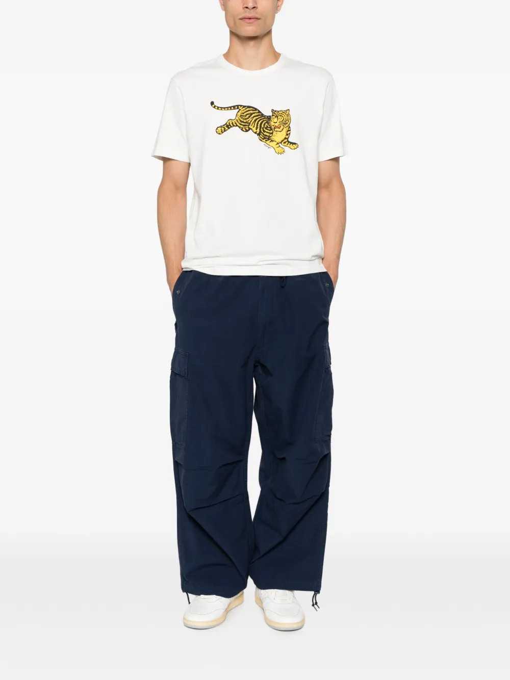 KENZO Kenzo Men Tiger-Print T-Shirt