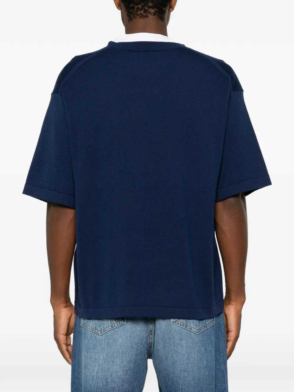 KENZO Kenzo Unisex Short-Sleeved Sweater With Lip Intarsio