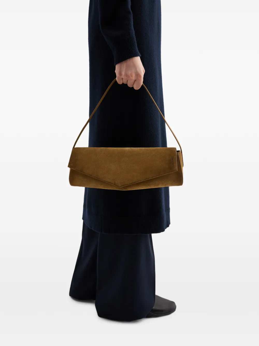 JIL SANDER Jil Sander Women Kante Suede Shoulder Bag