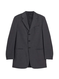 Jil Sander Men Fil-À-Fil Single-Breasted Jacket