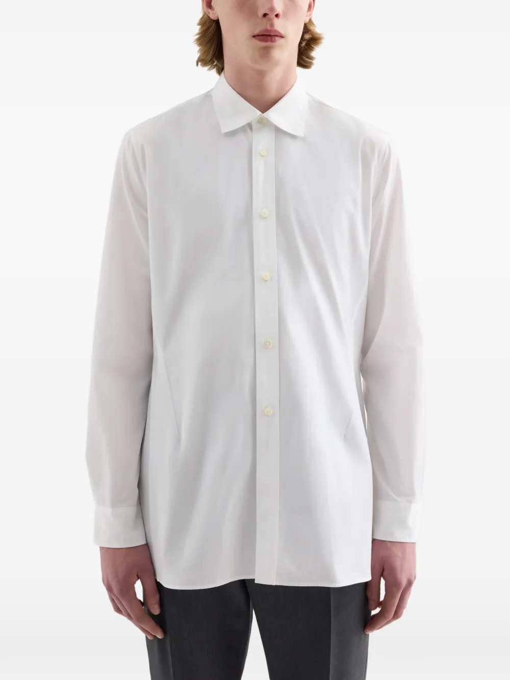 Jil Sander Men Cotton Poplin Shirt