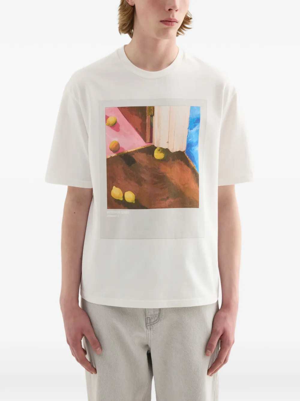 Jil Sander Men Cotton Crew-Neck T-Shirt