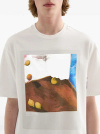 Jil Sander Men Cotton Crew-Neck T-Shirt