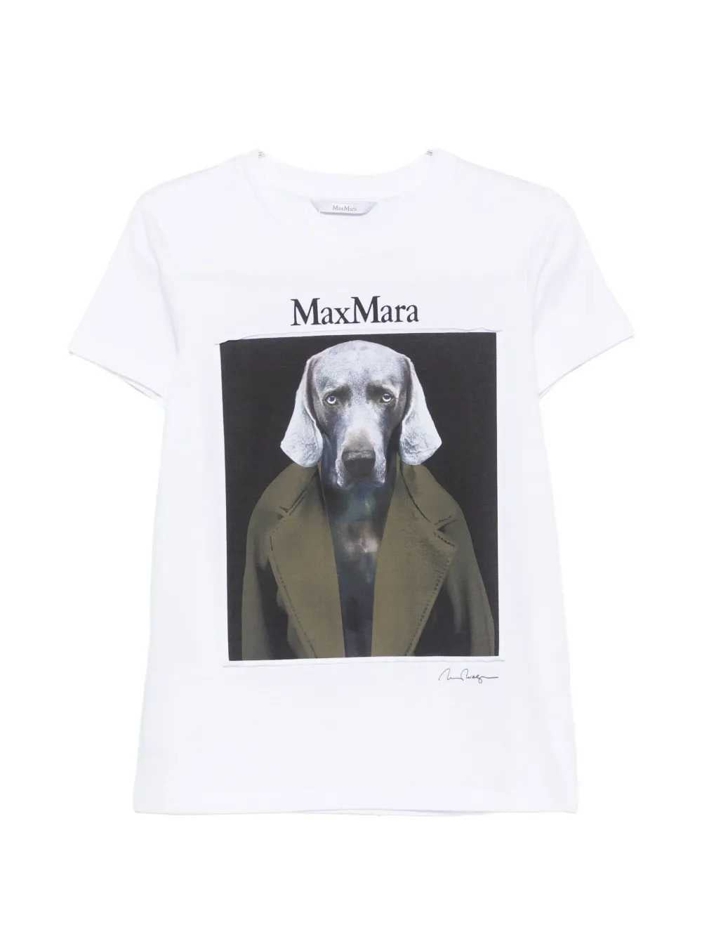 Max Mara Women Calca Print Short-Sleeve T-Shirt