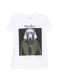 Max Mara Women Calca Print Short-Sleeve T-Shirt
