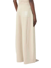 MAX MARA Max Mara Women Technical Cotton Jersey Barrel-Leg Trousers - Rock