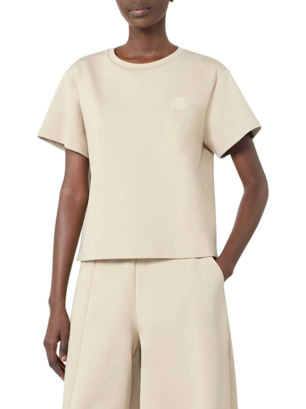 MAX MARA Max Mara Women Short-Sleeved T-Shirt With A Slightly Boxy Silhouette