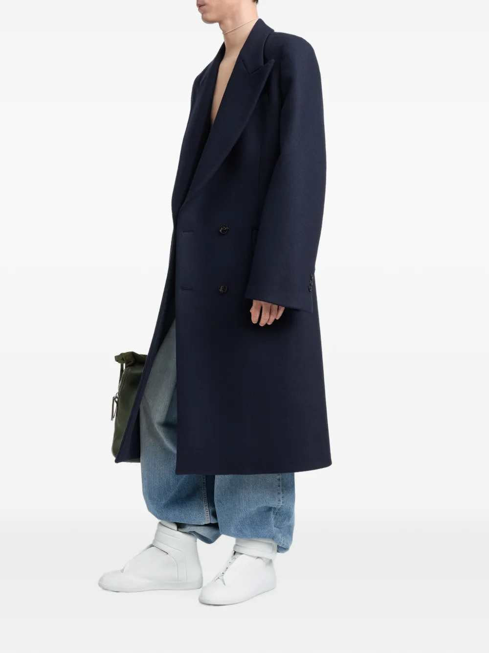 Maison Margiela Men Double-Breasted Coat