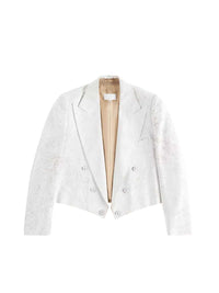 MAISON MARGIELA Maison Margiela Women Cropped Wool Blazer