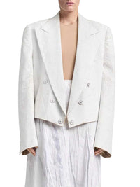 MAISON MARGIELA Maison Margiela Women Cropped Wool Blazer