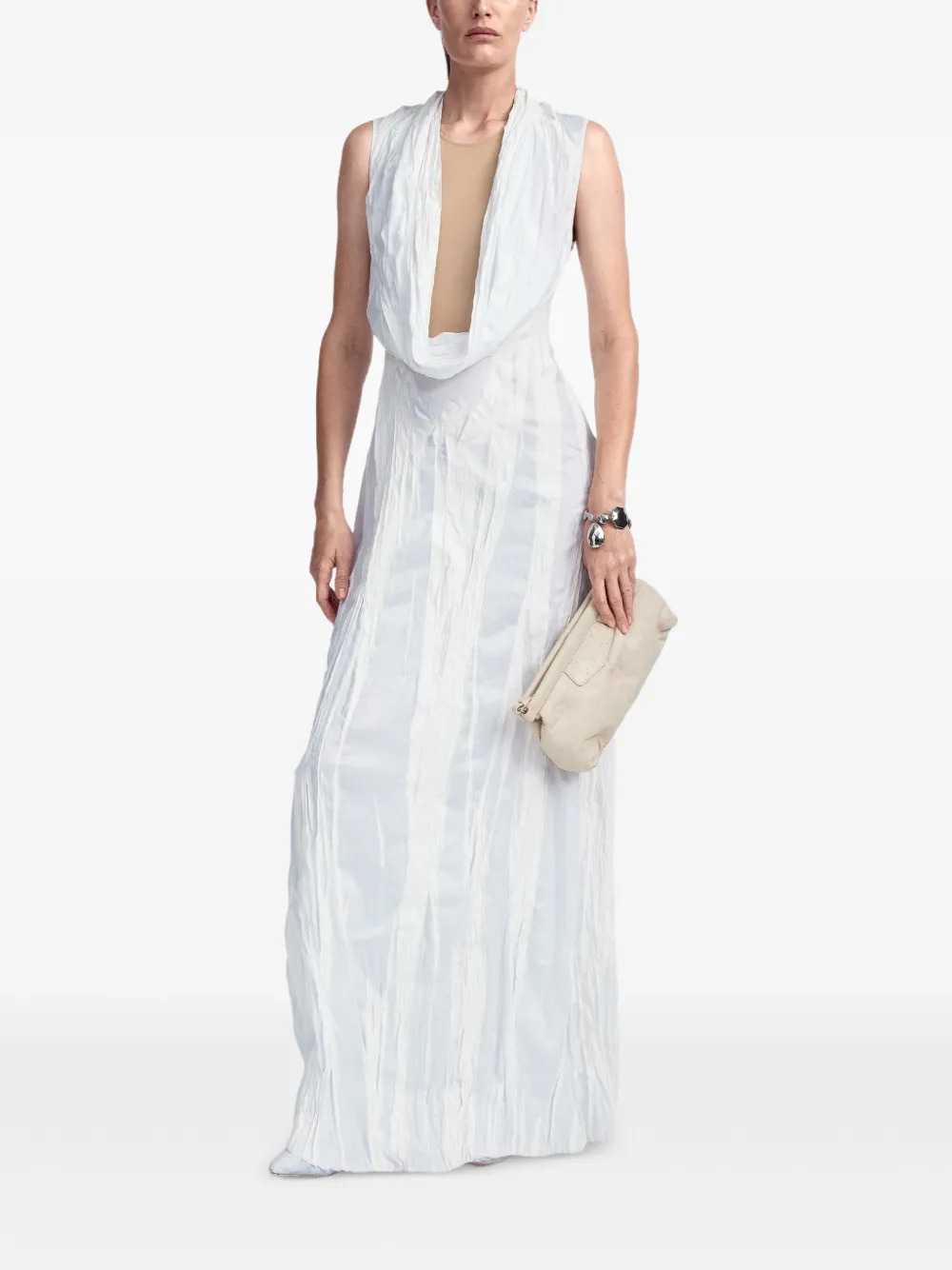 MAISON MARGIELA Maison Margiela Women Bianchetto Sleeveless Maxi Dress