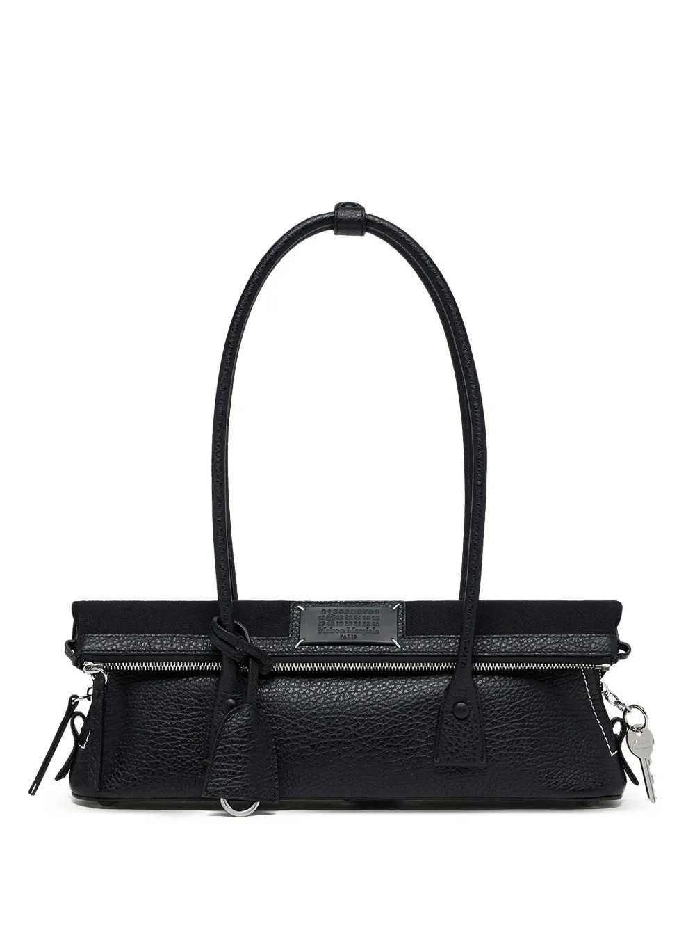 Maison Margiela Women 5Ac Leather Shoulder Bag With Logo