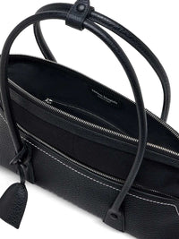 Maison Margiela Women 5Ac Leather Shoulder Bag With Logo