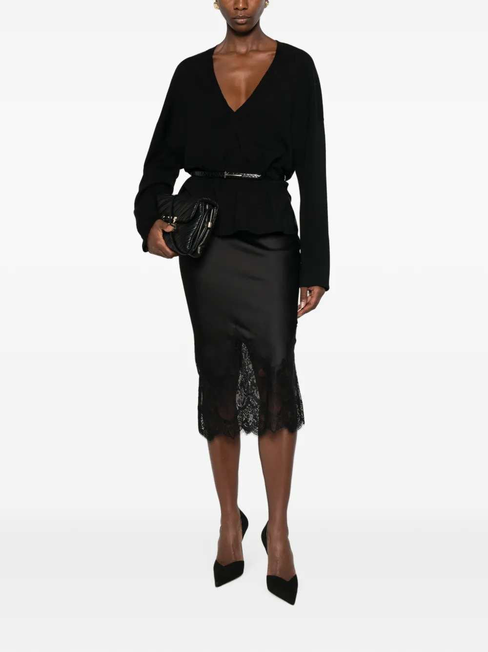 TOM FORD Tom Ford Women Wool V-Neck Sweater