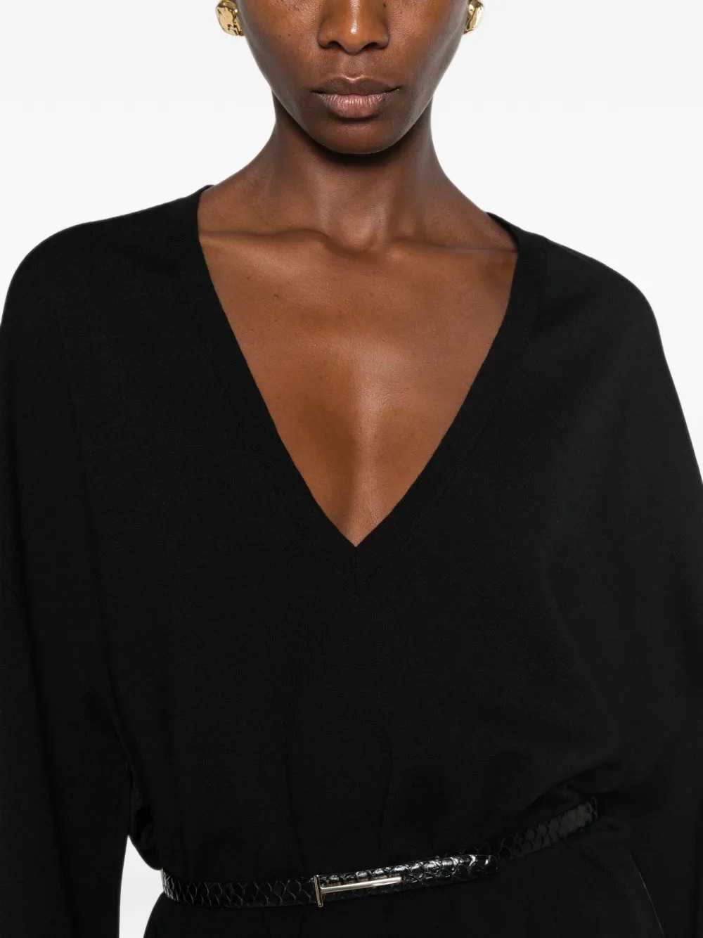 TOM FORD Tom Ford Women Wool V-Neck Sweater