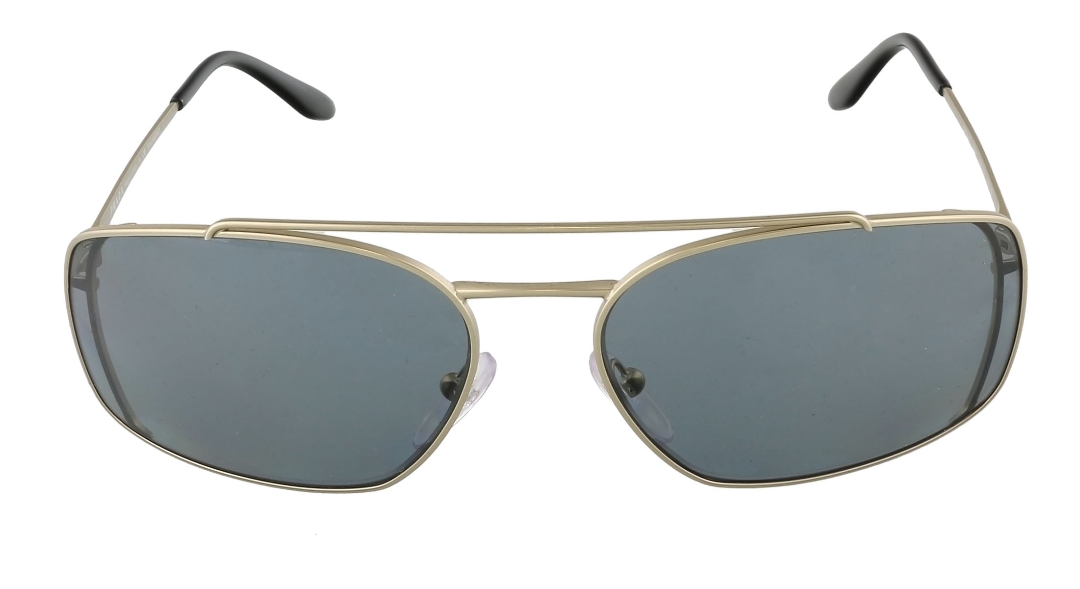 Prada Silver Rectangular PR 64VS 1BK5Z1 Sunglasses