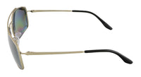Prada Silver Rectangular PR 64VS 1BK5Z1 Sunglasses