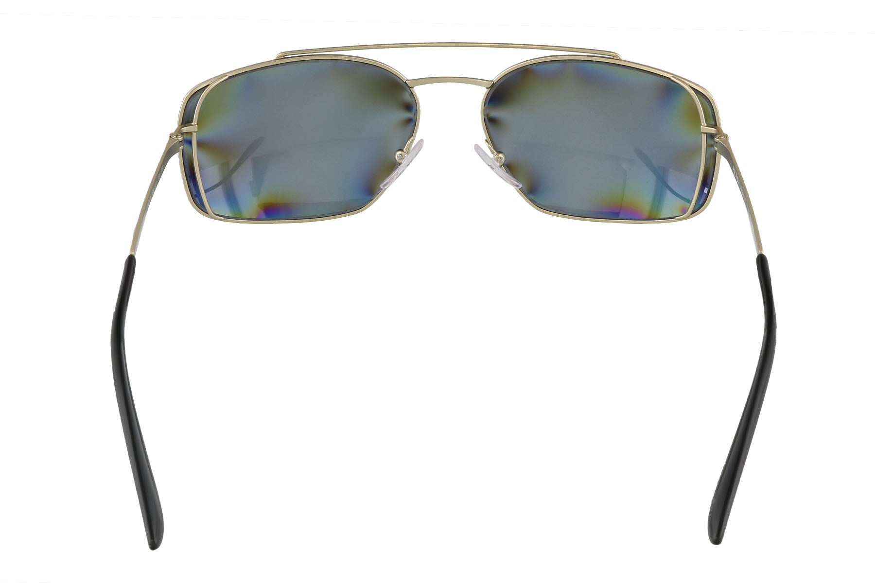 Prada Silver Rectangular PR 64VS 1BK5Z1 Sunglasses