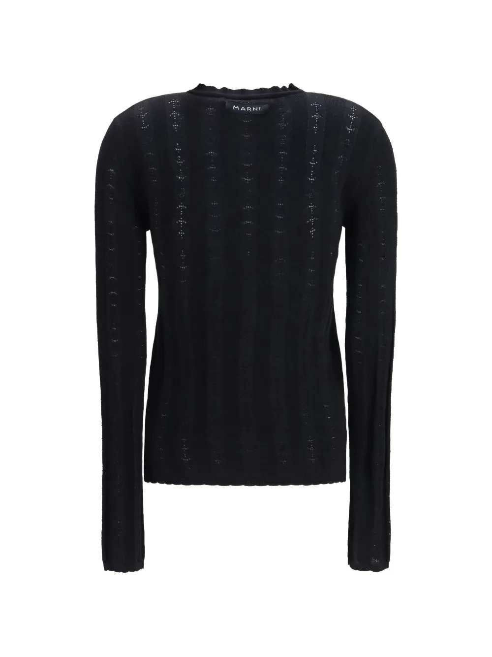 MARNI Marni Women Textured Knit Cardigan With Bow Detail