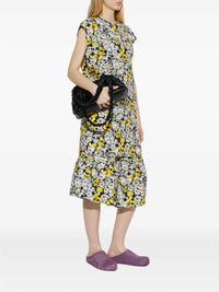 Marni Women Floral Print Pleated Skirt