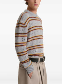 MARNI Marni Men Grey Cashmere Open-Knit Sweater
