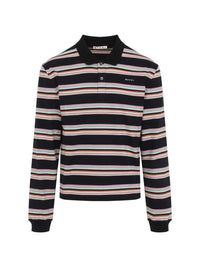 MARNI Marni Men Striped Long-Sleeve Polo Shirt