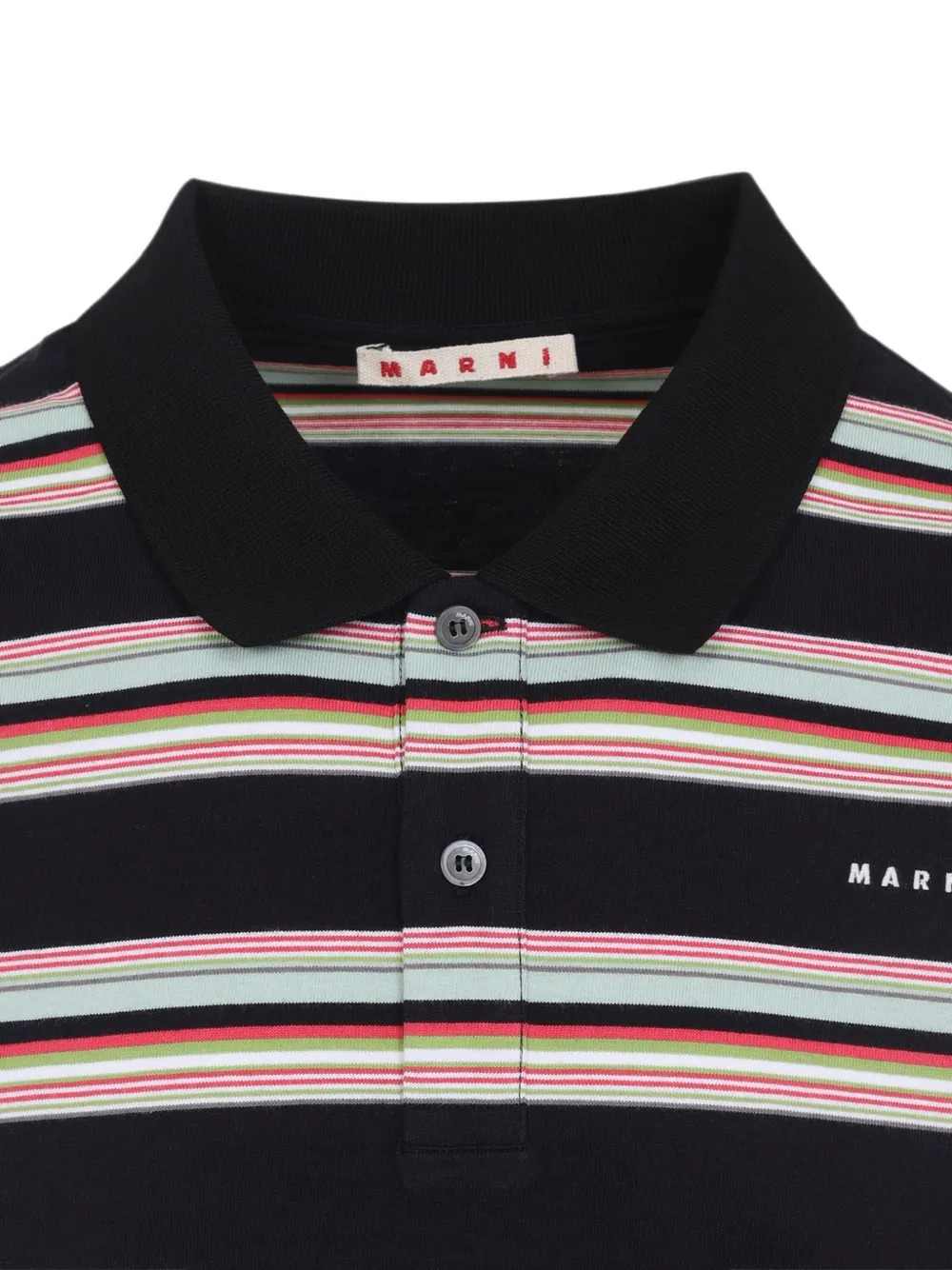 MARNI Marni Men Striped Long-Sleeve Polo Shirt